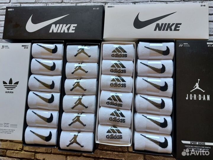 Носки Nike Adidas Jordan Puma