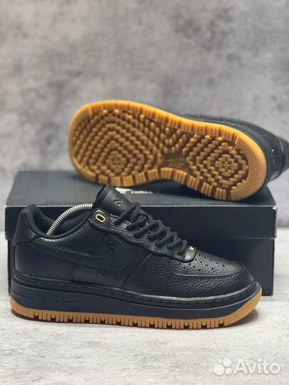 Кроссовки Nike Air Force 1 Low Luxe Black Gum