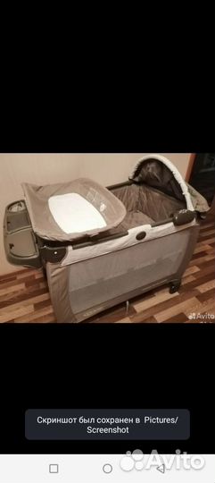 Детская кровать манеж