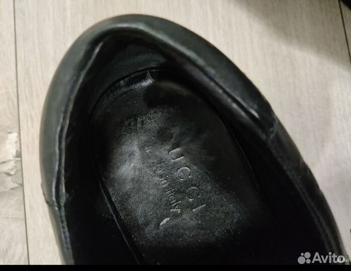 Гуччи ботинки из натуральной кожи 42,5