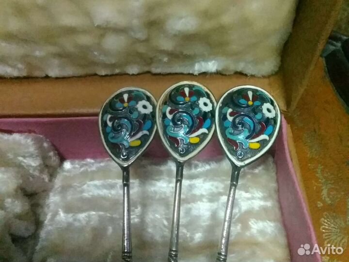 Кофейные ложки серебро,84,царизм