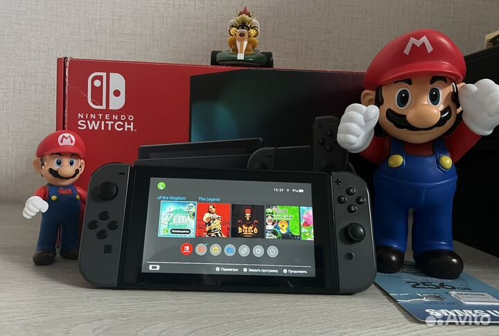 Nintendo Switch V2 Прошитый RDR Zelda 32 игры