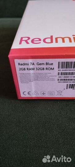 Xiaomi Redmi 7A, 2/32 ГБ
