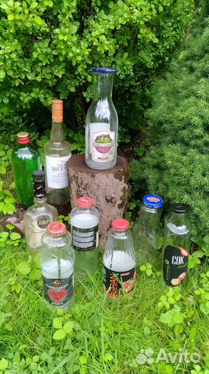 Бутылки стеклянные