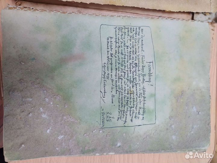 Старинная книга Христофор Колумб очерки