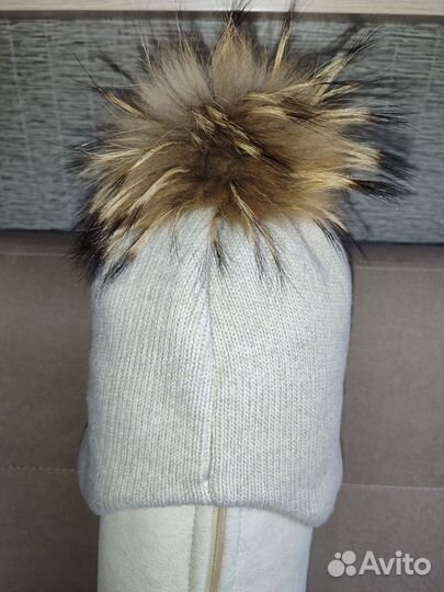 Шапка зимняя для девочки, на 5-7 лет
