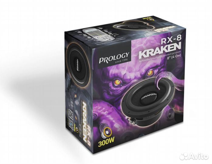 Сабвуфер 8 Prology RX-8 kraken