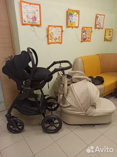 Коляска новая Indigo/ Jovola 2 в 1 или 3 в 1
