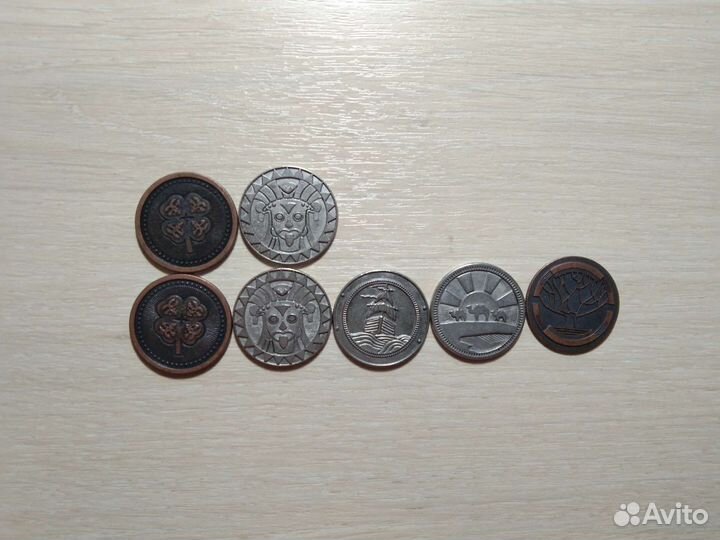 Монеты сокровищ из пятерочки