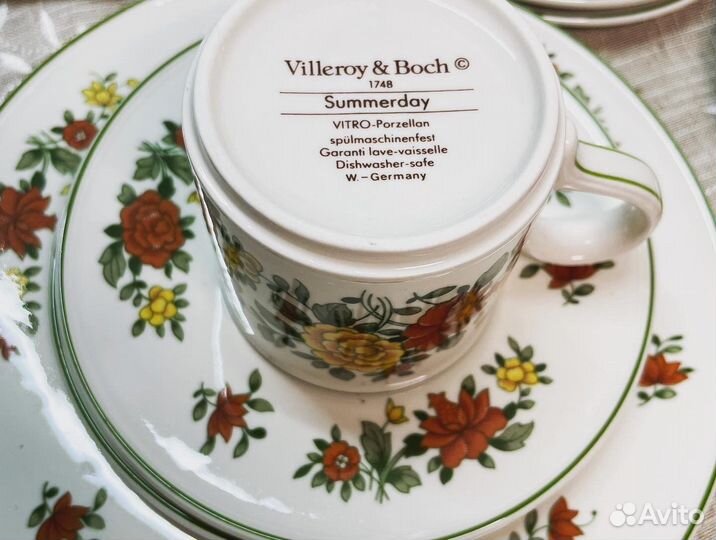 Виллеройибох сервиз фарфор Германии
