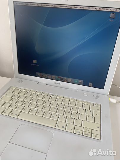 Ноутбук раритет iBook G4
