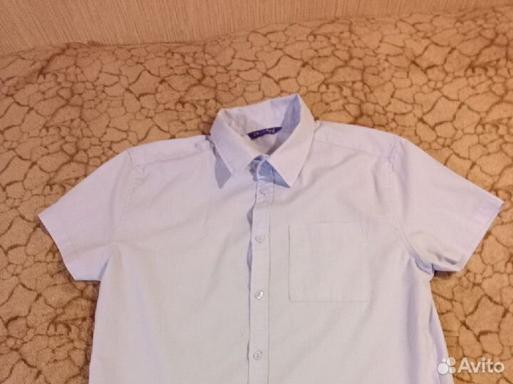 Рубашка школьная для мальчика р.152