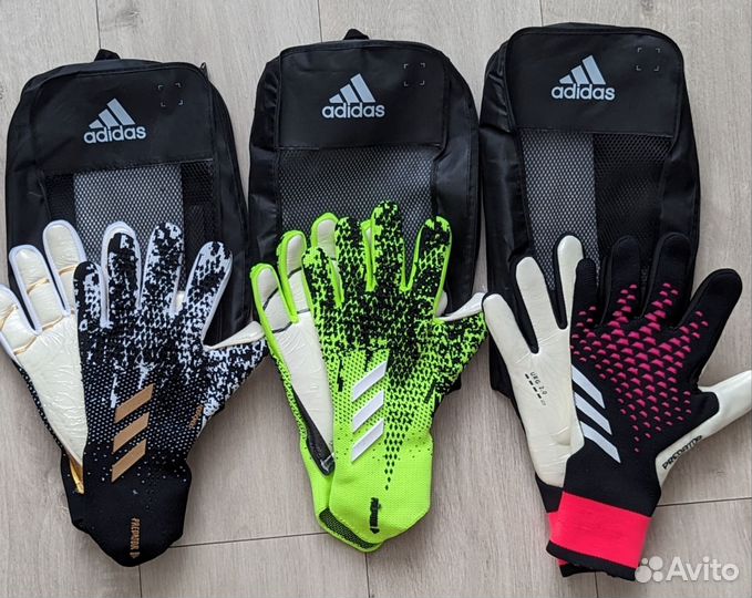 Вратарские перчатки новые 6,7,8,9 Adidas Predator