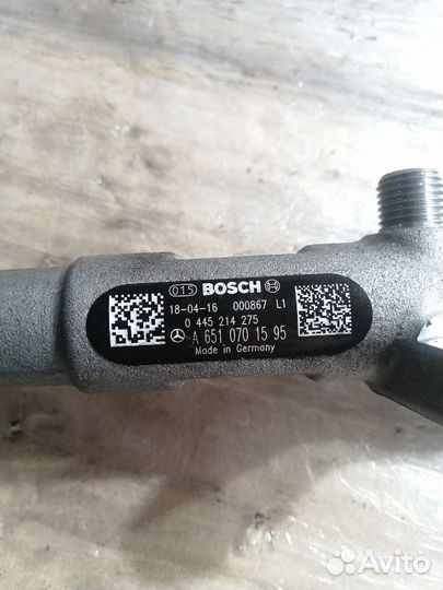 Топливная рампа Mercedes C-Class W205 OM651 2.2