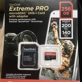 Карта памяти SanDisk MicroSD 128gb 256 gb