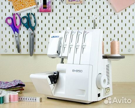 Оверлок Juki B 850N 8 программ 4-3х ниточные швы