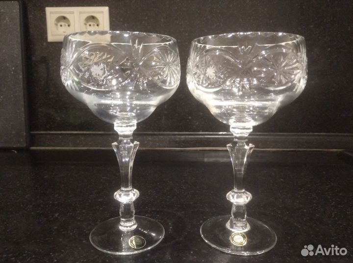 Креманки хрустальные