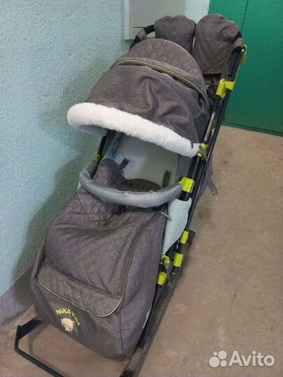 Санки коляска nika kids