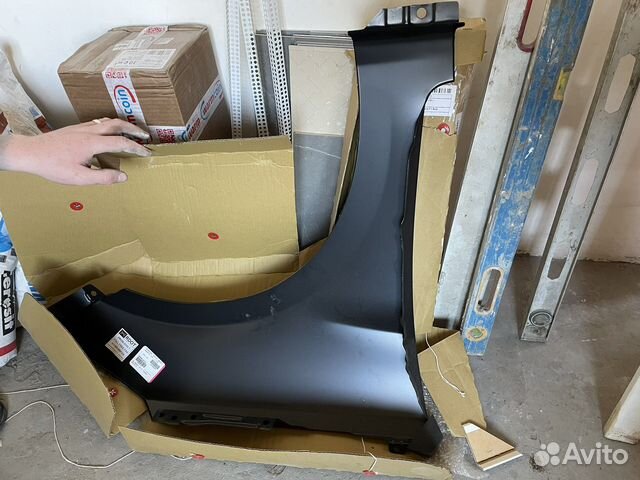 Переднее левое крыло hyundai solaris копия