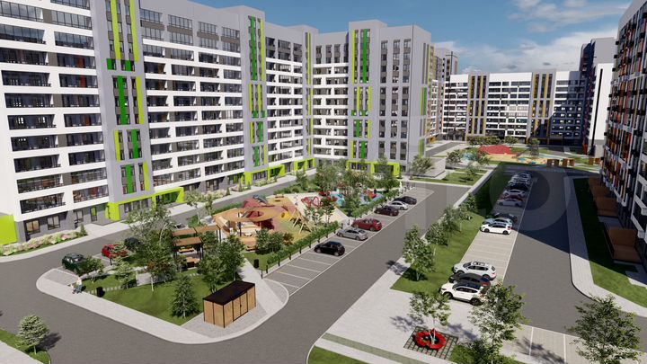 2-к. квартира, 67,2 м², 11/12 эт.