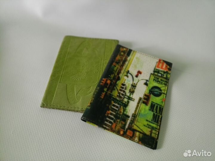 Обложка на паспорт натуральная кожа