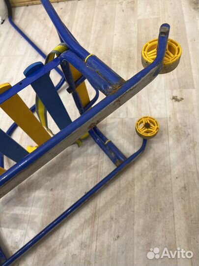 Санки детские с колесиками