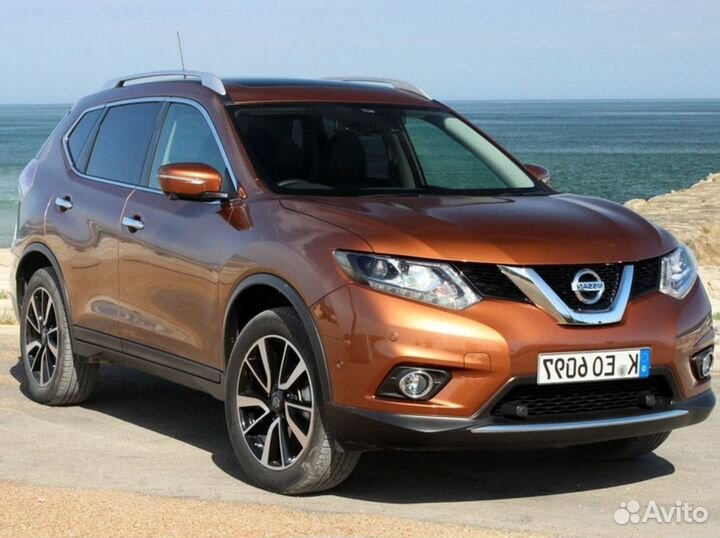 Стекло фары Nissan X-Trail 3 T32 2014-18 дорест