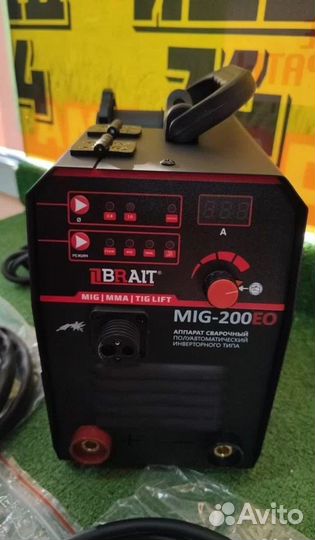 Сварочный полуавтомат Mig-200EO Brait 175А,3в1,Tig