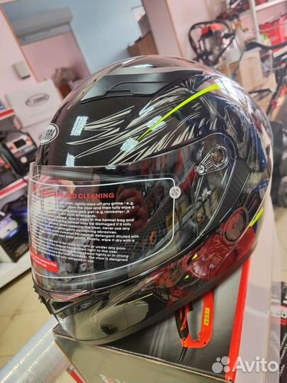 Мотошлем Черный М