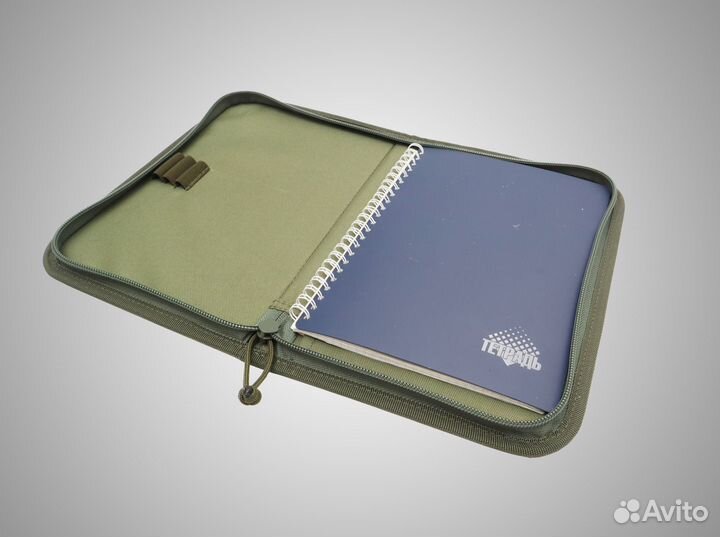 Обложка для блокнота А5 мох