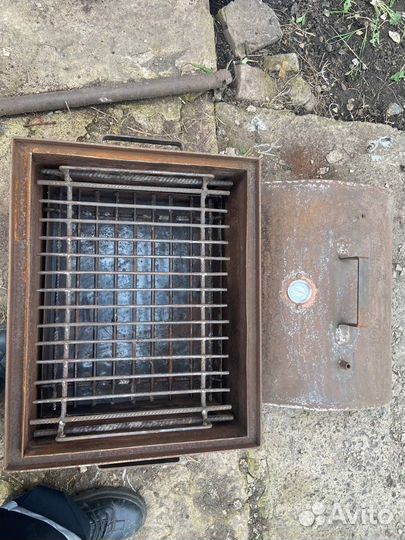 Коптилка горячего копчения бу