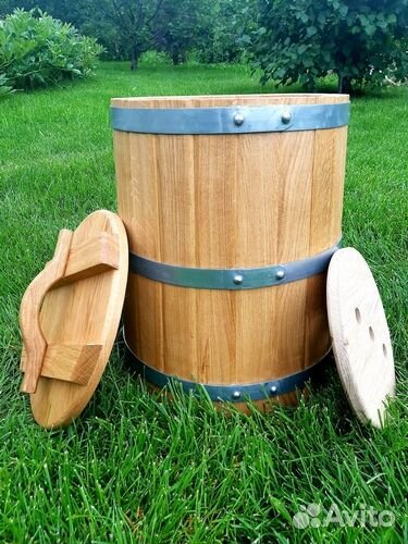 Кадка дубовая 7 л