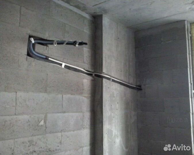 Закладка трасс-установка сплит систем