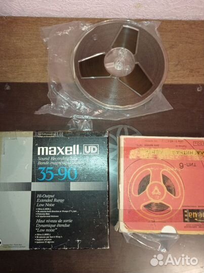 2-Катушки maxell UD 35-90, тд