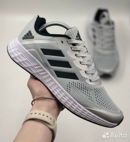 Кроссовки мужские серые Adidas 41-45р