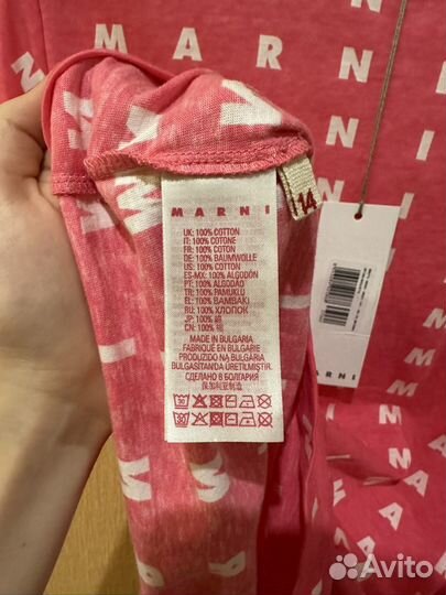 Marni 2023 футболка новая оригинал