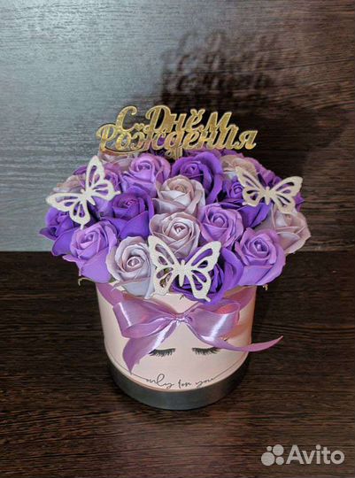 Букеты из мыльной пенки