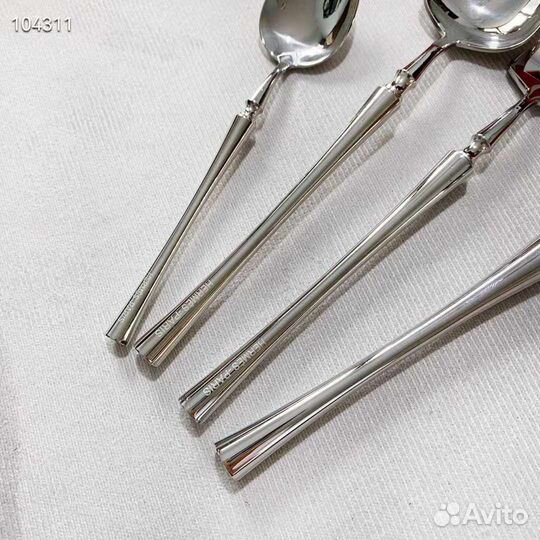 Hermes Набор столовых приборов серебро