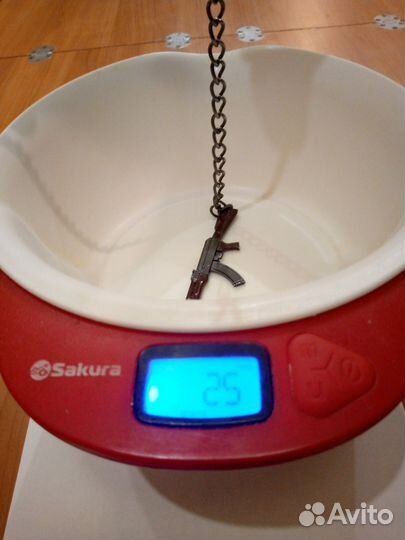 Сувенир Брелок Автомат Калашникова Ак-47 