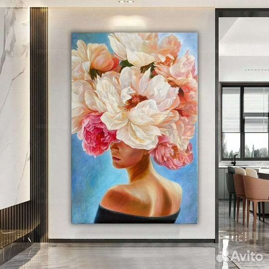 Картина маслом на заказ ручной работы