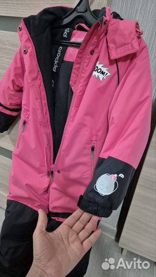 Зимний комбинезон для девочки 116 122 крокид