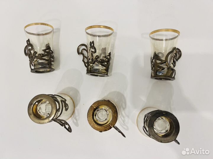 Набор стопок новогодний СССР