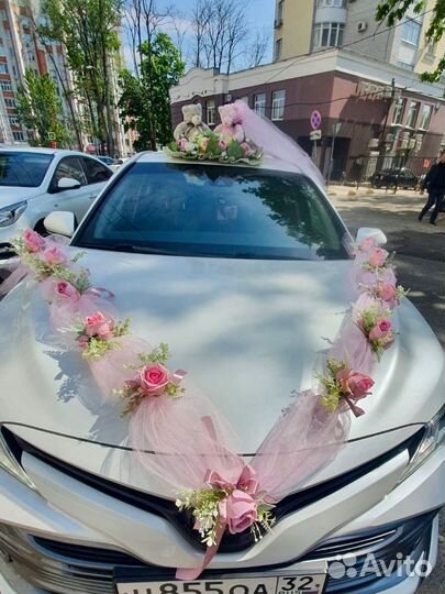 Украшения на машину на свадьбу с мишками