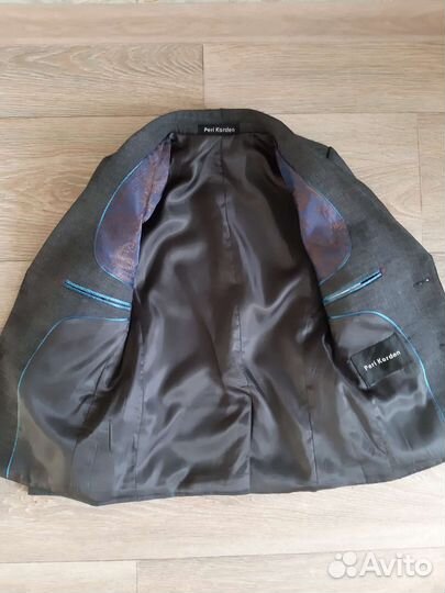 Пиджак серый, новый, размер 134
