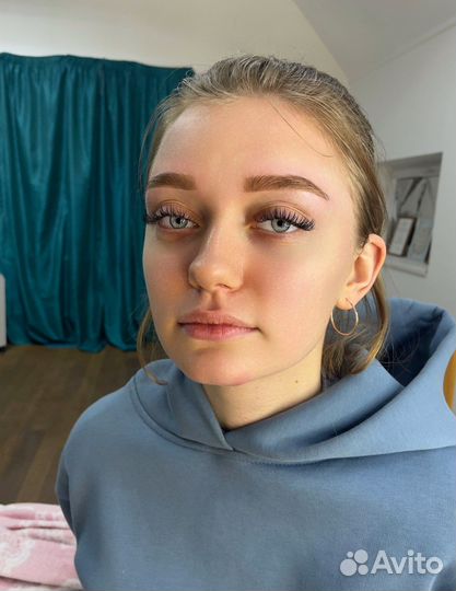 Наращивание ресниц / Коррекция бровей