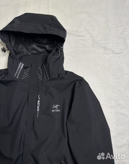 Ветровка arcteryx gore tex черная