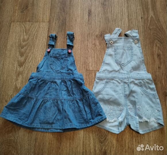 Джинсовый сарафан для девочки