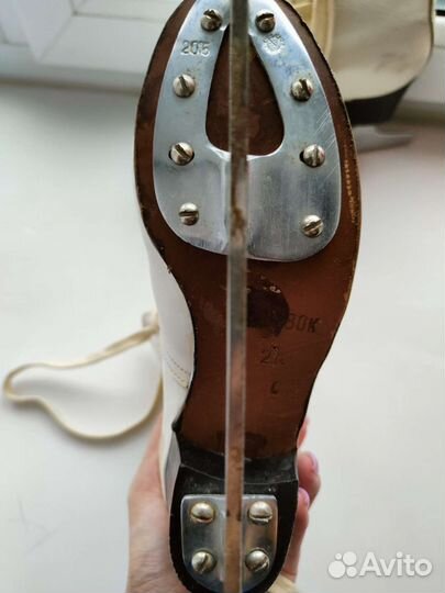 Коньки детские фигурные советские,размер 20,5