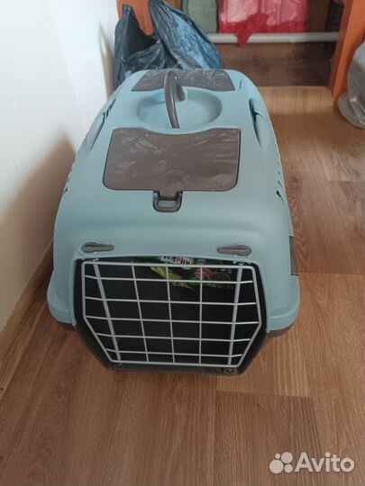 Переноска для кошек пластиковая бу