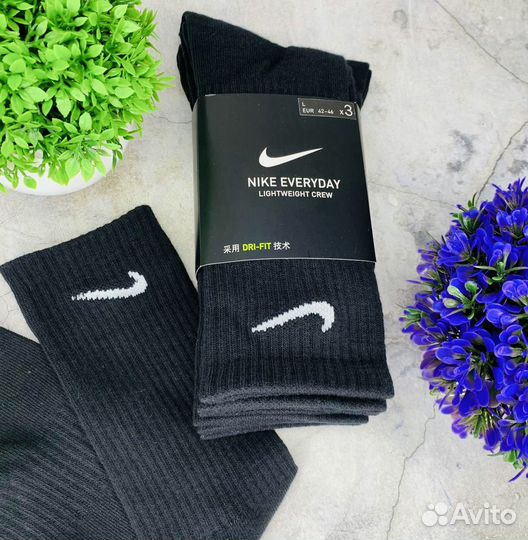 Носки Nike Everyday чёрные